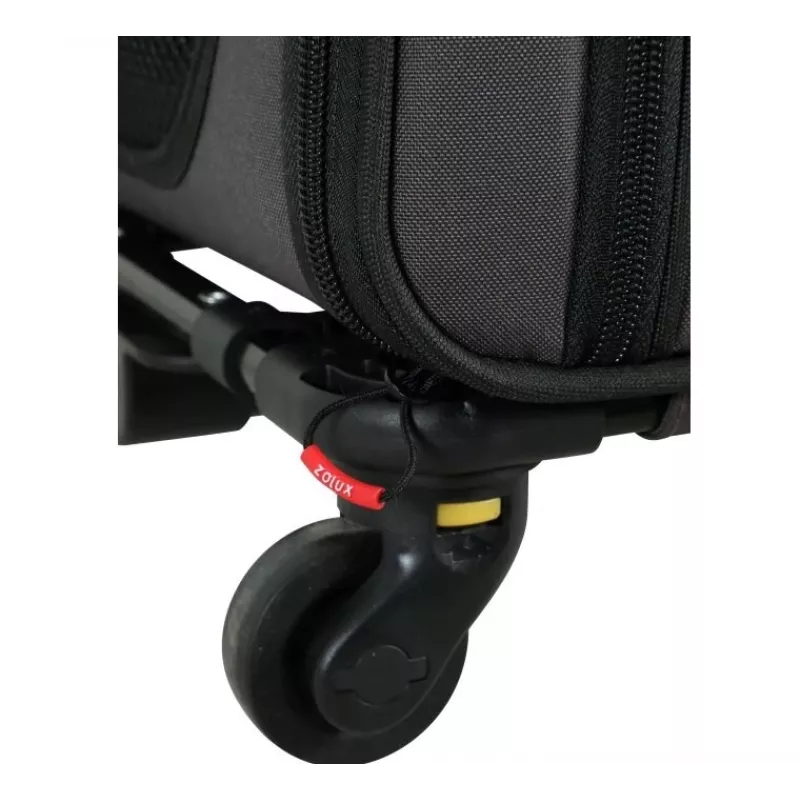 ZOLUX NOMAD Pārvadāšanas būris uz riteņiem suņiem un kaķiem 47x32x27 cm Melns