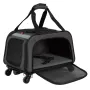 ZOLUX NOMAD Pārvadāšanas būris uz riteņiem suņiem un kaķiem 47x32x27 cm Melns