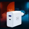 3MK FlowPower 45W PD 3.0 QC4+ GaN lādētājs balts
