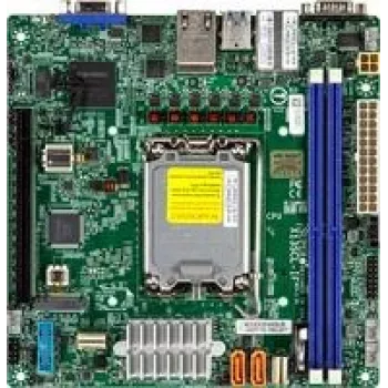 Supermicro MBD-X13SCL-IF-B Mātesplate Mini-ATX Intel Xeon E-2400 LGA1700 C262 Chipset DDR5 USB 3.2 Gen 1 Gigabit LAN Iebūvēta grafika