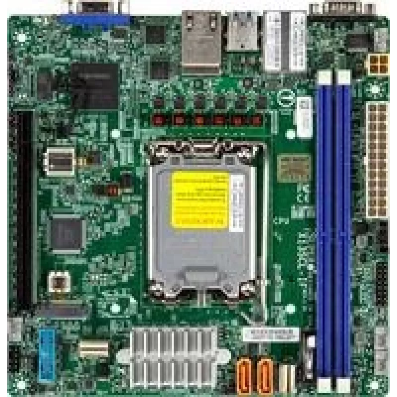 Supermicro MBD-X13SCL-IF-B Mātesplate Mini-ATX Intel Xeon E-2400 LGA1700 C262 Chipset DDR5 USB 3.2 Gen 1 Gigabit LAN Iebūvēta grafika