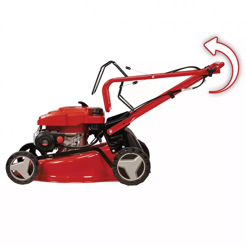EINHELL GC-PM 46/5 S Ar zāles pļaujmašīnu ar benzīna dzinēju (sarkana/melna, aizmugurējo riteņu piedziņa)