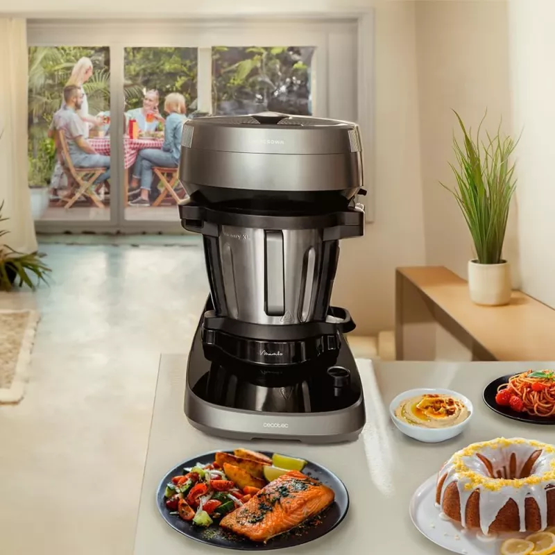 Cecotec Mambo CooKing Victory Daudzfunkcionāls virtuves kombains 1700 W 4.5 L Melns/Pelēks