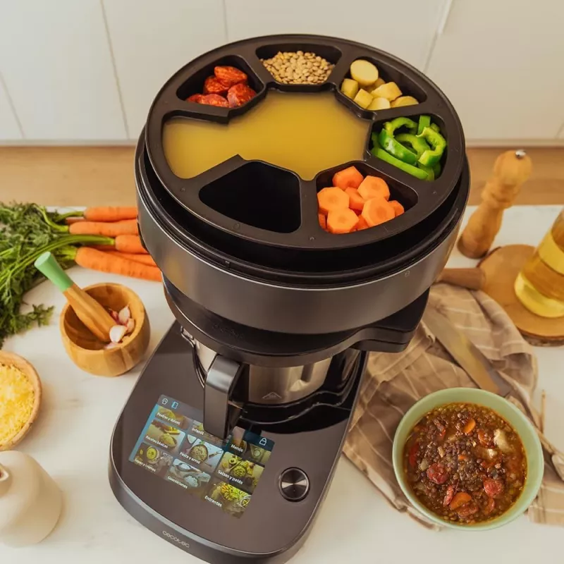 Cecotec Mambo CooKing Victory Daudzfunkcionāls virtuves kombains 1700 W 4.5 L Melns/Pelēks