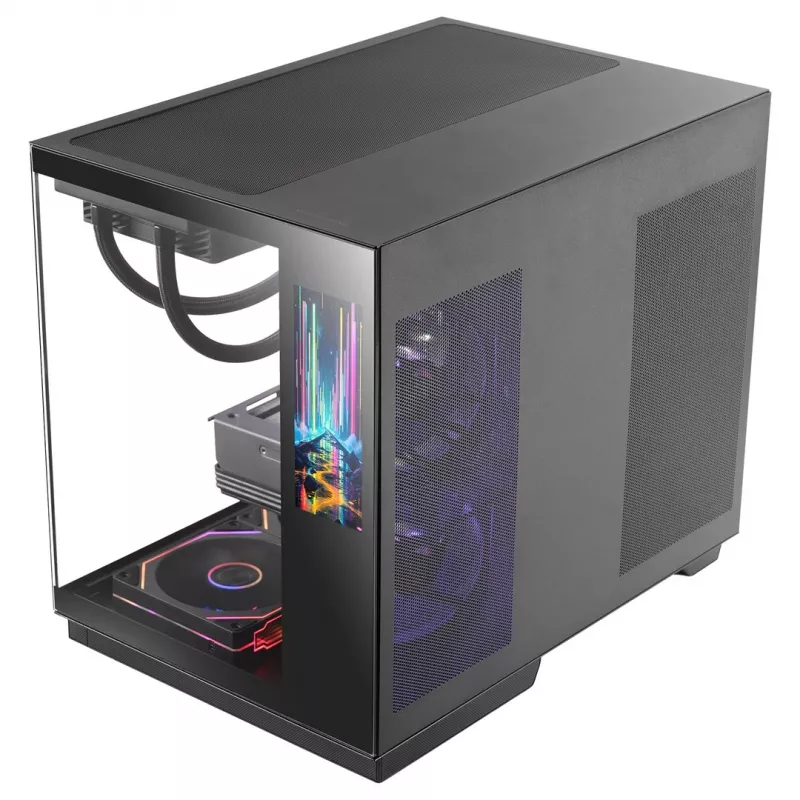Tacens Mars Gaming MCMIRAGE Midi Tower datora korpuss melns