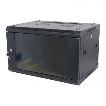 ALLNET SMA-Series 19 collu sienas stiprinājuma korpuss 12U 1-gabala 600mm dziļums Melns Flat Pack