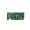 ICY DOCK EXLink MB308A PCIe 4.0 x16 NVMe adaptera karte ar 2 x SlimSAS 8i (SFF-8654) savienotājiem un redriveru