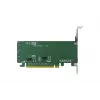 ICY DOCK EXLink MB308A PCIe 4.0 x16 NVMe adaptera karte ar 2 x SlimSAS 8i (SFF-8654) savienotājiem un redriveru