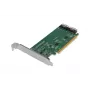 ICY DOCK EXLink MB308A PCIe 4.0 x16 NVMe adaptera karte ar 2 x SlimSAS 8i (SFF-8654) savienotājiem un redriveru