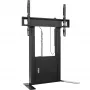 ONKRON FPRO2L-40-B TV Floor Stand for 55-100 inch TVs, Black, 100kg Capacity, Mobile AV Cart