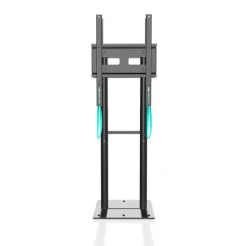 ONKRON FPRO2L-20-B Mobilais TV ratiņu statīvs 55-100 collu televizoriem, melns