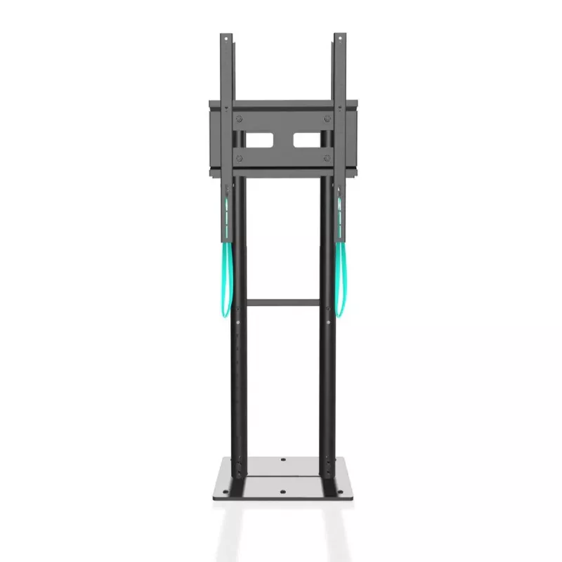 ONKRON FPRO2L-20-B Mobilais TV ratiņu statīvs 55-100 collu televizoriem, melns