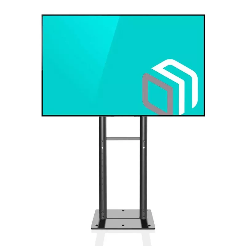 ONKRON FPRO2L-20-B Mobilais TV ratiņu statīvs 55-100 collu televizoriem, melns
