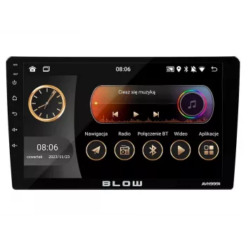 BLOW AVH-9991 1DIN 9 collu Android autora dio ar WiFi, GPS, Apple CarPlay