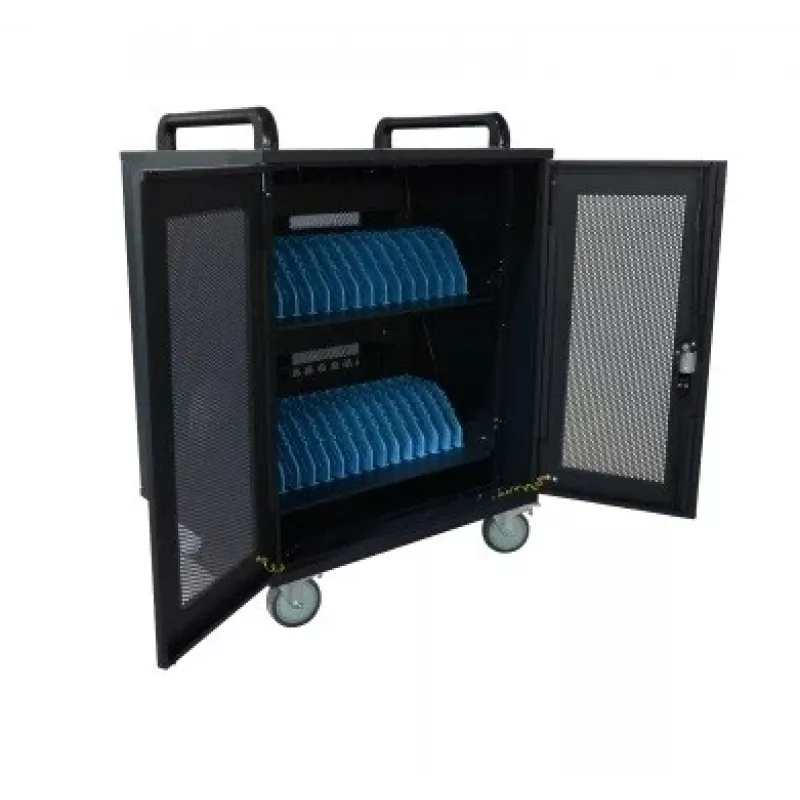 AVTEK Charging Cart 32 - Melns