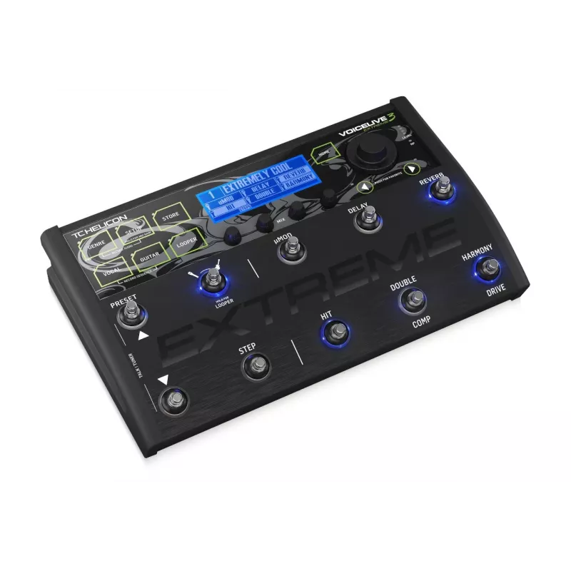 TC-Helicon VoiceLive 3 Extreme - Ģitāras un vokāla daudzfektu procesors ar looperi