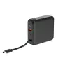 Gembird PB10-WPC15-LCD-01 Ātrās uzlādes Power Bank ar bezvadu lādētāju, 20W, 10000 mAh, Melns