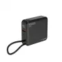 Gembird PB10-WPC15-LCD-01 Ātrās uzlādes Power Bank ar bezvadu lādētāju, 20W, 10000 mAh, Melns