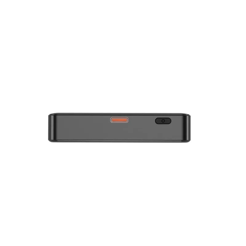 Gembird PB10-WPC15M-LCD-01 Magnētiskais bezvadu barošanas bloks ar LCD, 15W, 10000 mAh, Melns