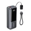 Gembird PB10-PD20-LCD-02 Kompakts ātrās uzlādes power bank ar LCD displeju, 20W, 10000 mAh, Space Grey