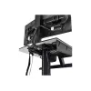 Ergotron WorkFit-C Single HD Sit-Stand Workstation - Mobilais ratiņš - Melns, Pelēks - 12,7 kg - 76,2 cm (30 inch) - VESA 75x75, 100x100, 200x100, 200x200 - 360°
