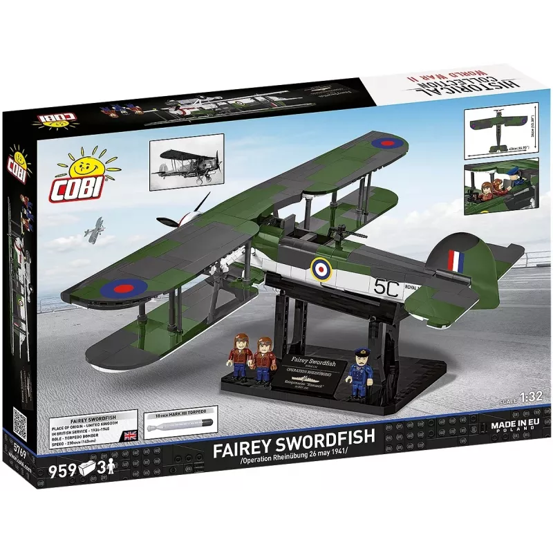 COBI KLOCKI Bloki Fairey Swordfish Executive Edition 959 Gabali