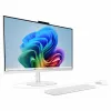 HP OmniStudio All-in-One 27-cw0174ng PC, 27 inch QHD displejs, AMD Ryzen AI 7 445, 24GB RAM, 512GB SSD, Windows 11 Home, Balts