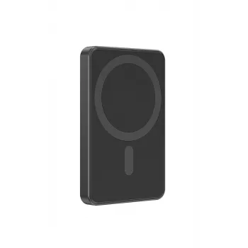 Gembird PB05-WPC15M-01 Magnetic Wireless Power Bank 15W, 5000mAh, Black