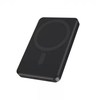 Gembird PB05-WPC15M-01 Magnetic Wireless Power Bank 15W, 5000mAh, Black