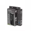 Gembird PB20-PD20-LCD-01 Ātrās uzlādes Power Bank ar integrētiem kabeļiem, 20W, 20000 mAh, Melns