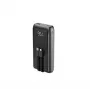 Gembird PB20-PD20-LCD-01 Ātrās uzlādes Power Bank ar integrētiem kabeļiem, 20W, 20000 mAh, Melns