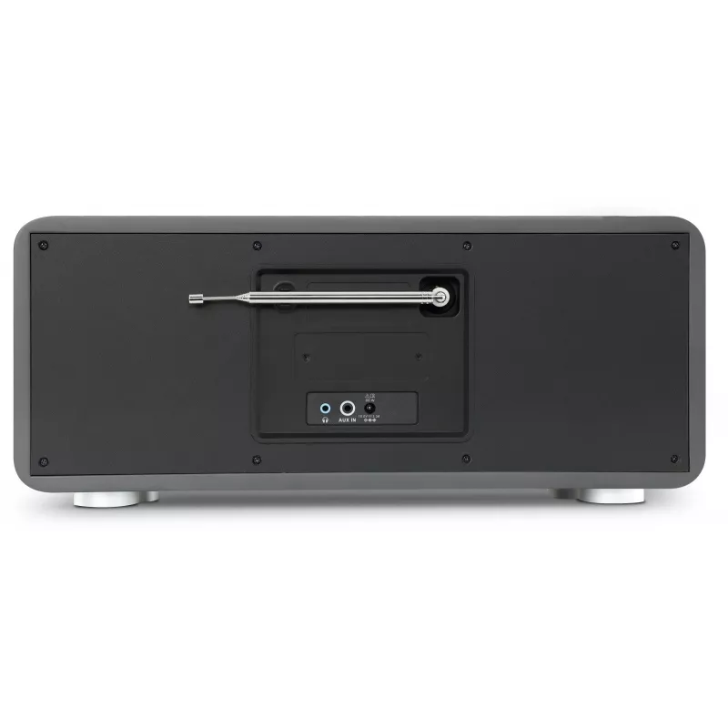 TechniSat DIGITRADIO 602 DAB+/FM/Internet Radio ar Bluetooth, CD atskaņotāju un Qi bezvadu uzlādi - Antracīts/Sudrabs