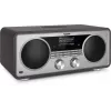 TechniSat DIGITRADIO 602 DAB+/FM/Internet Radio ar Bluetooth, CD atskaņotāju un Qi bezvadu uzlādi - Antracīts/Sudrabs