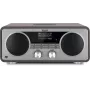 TechniSat DIGITRADIO 602 DAB+/FM/Internet Radio ar Bluetooth, CD atskaņotāju un Qi bezvadu uzlādi - Antracīts/Sudrabs