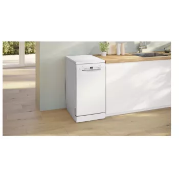 Bosch Serie 2 SPS2HKW55E Brīvi stāvoša šaura trauku mazgājamā mašīna, 10 trauku komplekti, balta