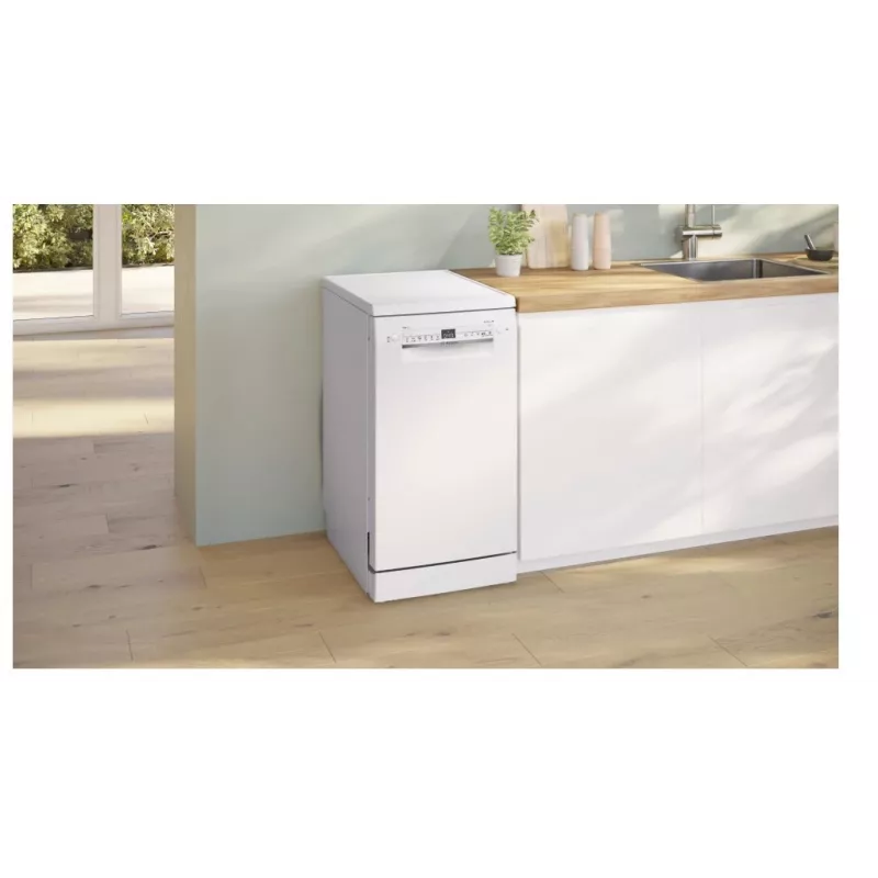 Bosch Serie 2 SPS2HKW55E Brīvi stāvoša šaura trauku mazgājamā mašīna, 10 trauku komplekti, balta