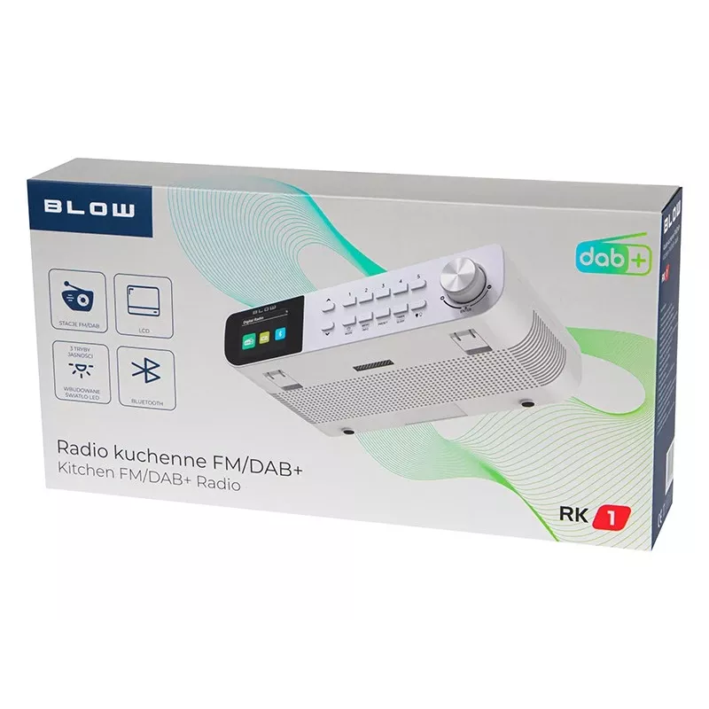 BLOW RK1 Kitchen Radio FM/DAB+ White