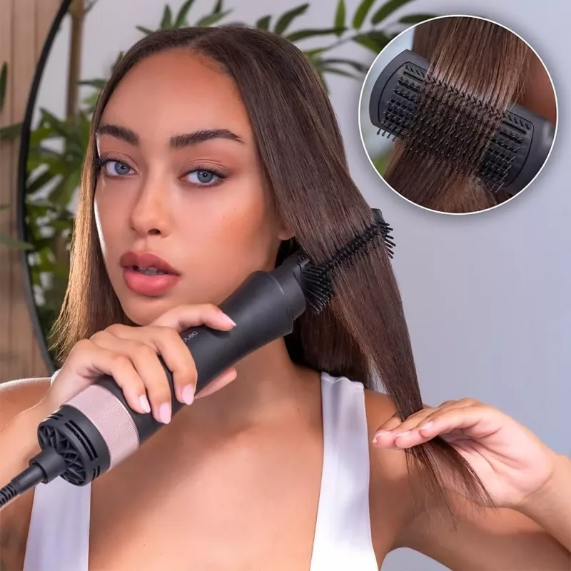 Cecotec CeramicCare 10in1 Styler Hot Air Brush 1000W Melns