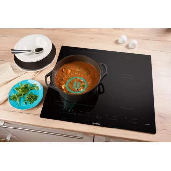 Gorenje Indukcijas Plīts GI6432BSC 60 cm Melna ar PowerBoost, Taimeri, Bērnu Bloķētāju