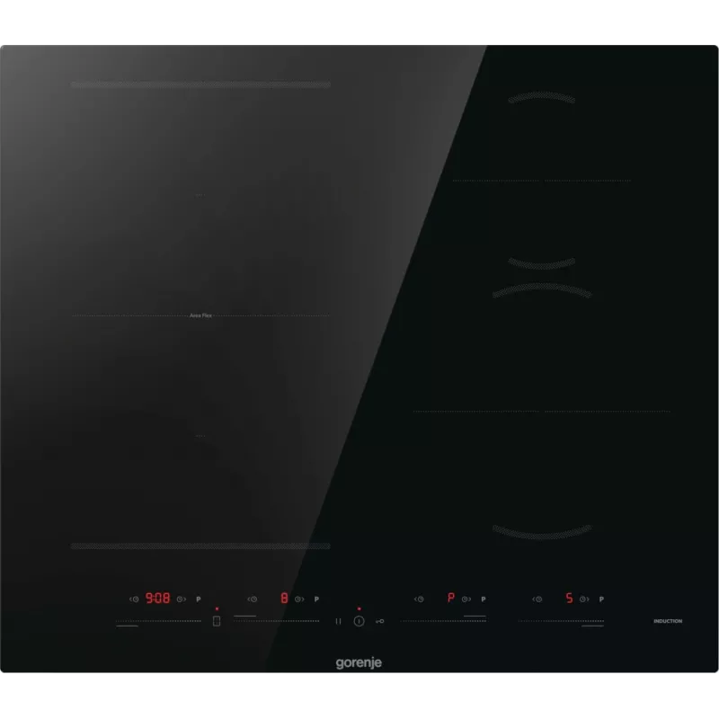 Gorenje Indukcijas Plīts GI6432BSC 60 cm Melna ar PowerBoost, Taimeri, Bērnu Bloķētāju