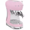 Smeg ECF02PKEU 50s Retro Style Espresso Coffee Machine, 1350 W, Pink