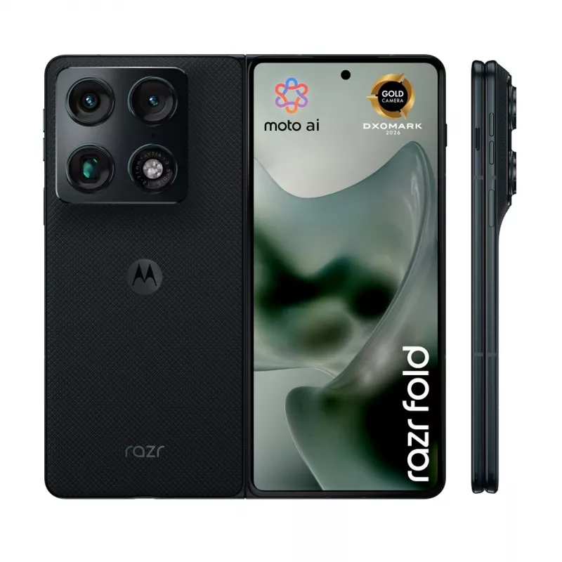 Motorola razr fold 20.6 cm (8.09 inch) Dual SIM Android 16.0 5G USB Type-C 16 GB RAM 512 GB Storage 6000 mAh Black