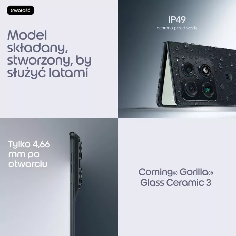 Motorola razr fold 20.6 cm (8.09 inch) Dual SIM Android 16.0 5G USB Type-C 16 GB RAM 512 GB Storage 6000 mAh Black