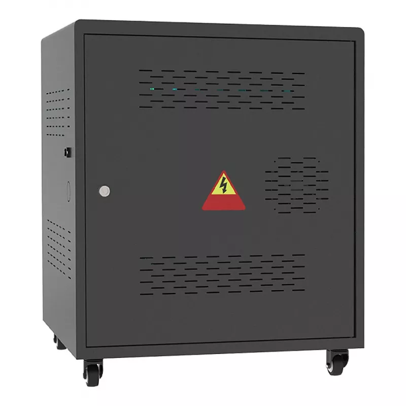 GoodConnections ANTARES N20E Notebook uzlādes ratiņi līdz 15.6 inch ar UVC dezinfekciju, melni