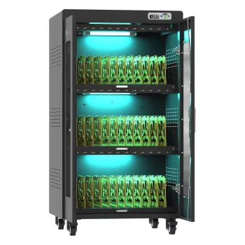 GoodConnections ANTARES PRO N36C Notebook Charging Trolley up to 15.6 inch USB-C 65W Port PD3.0 UVC Disinfection Black