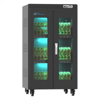 GoodConnections ANTARES PRO N36C Notebook Charging Trolley up to 15.6 inch USB-C 65W Port PD3.0 UVC Disinfection Black