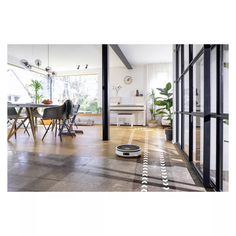 Kärcher RVF 7 Comfort robotizētais putekļsūcējs, bez maisa, balts, 150 min darbības laiks