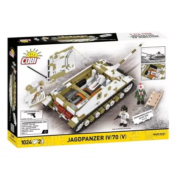 COBI KLOCKI Historical Collection Jagdpanzer IV/70 (V) (Sd.Kfz.162/1) Būvbloku komplekts 1024 gab.