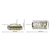 COBI KLOCKI Historical Collection Jagdpanzer IV/70 (V) (Sd.Kfz.162/1) Būvbloku komplekts 1024 gab.