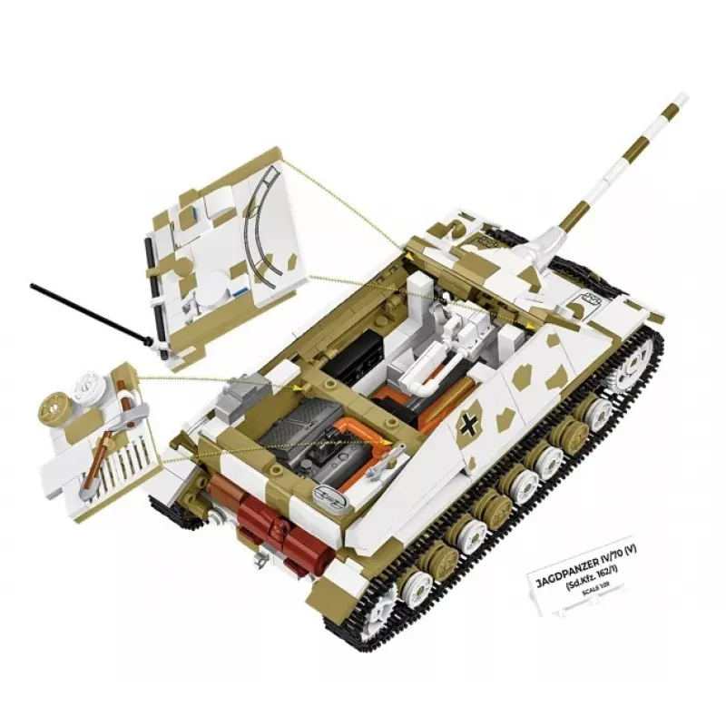 COBI KLOCKI Historical Collection Jagdpanzer IV/70 (V) (Sd.Kfz.162/1) Būvbloku komplekts 1024 gab.